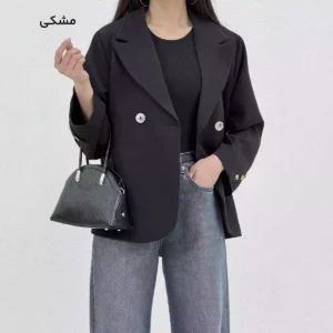 کت زنانه کرپ کلاسیک